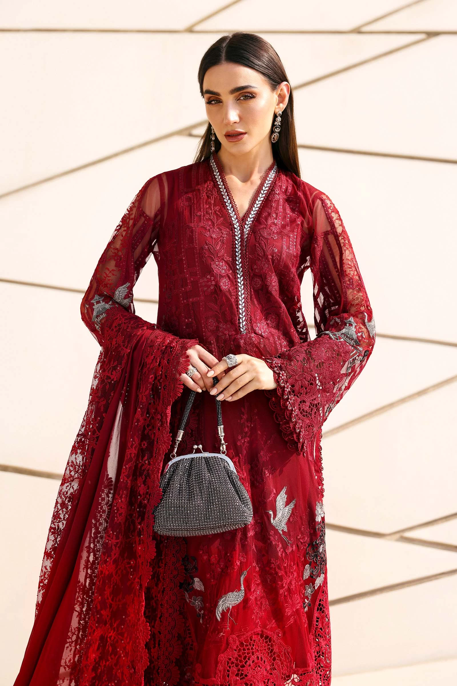 3 Piece Net Suit - D-2607-A-Default