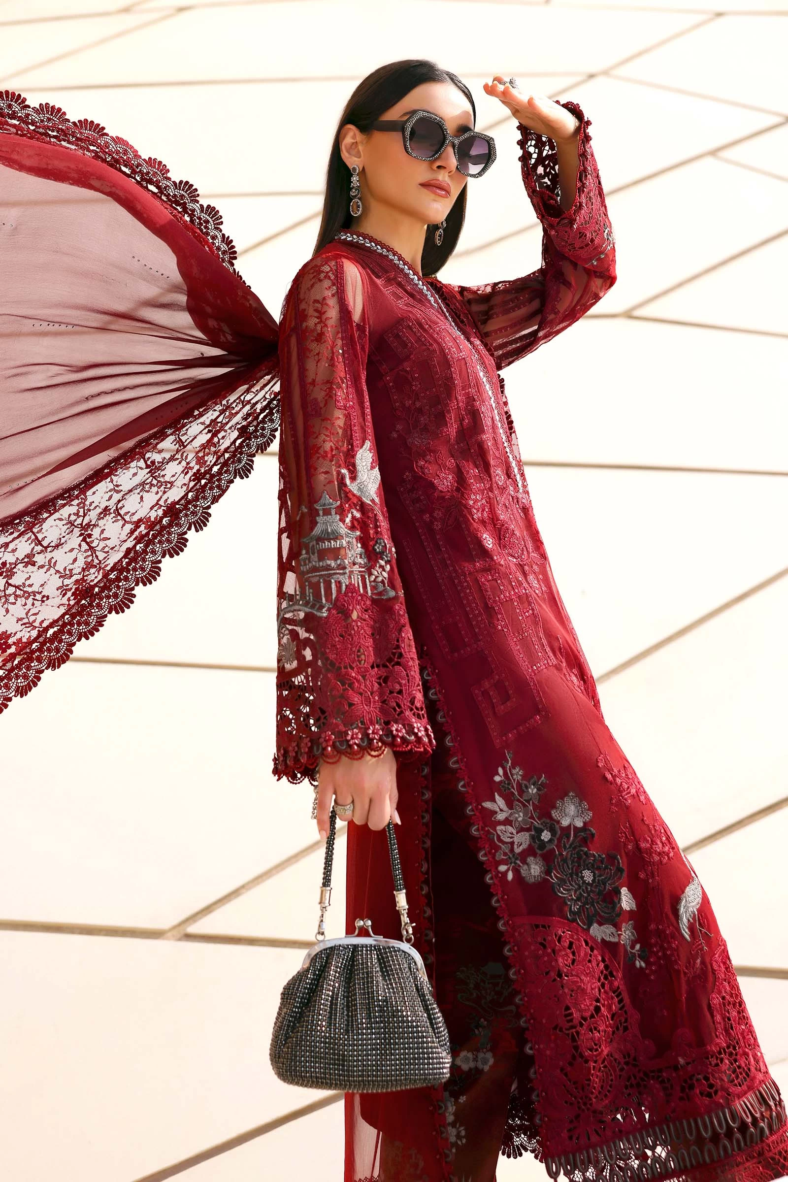 3 Piece Net Suit - D-2607-A-Default