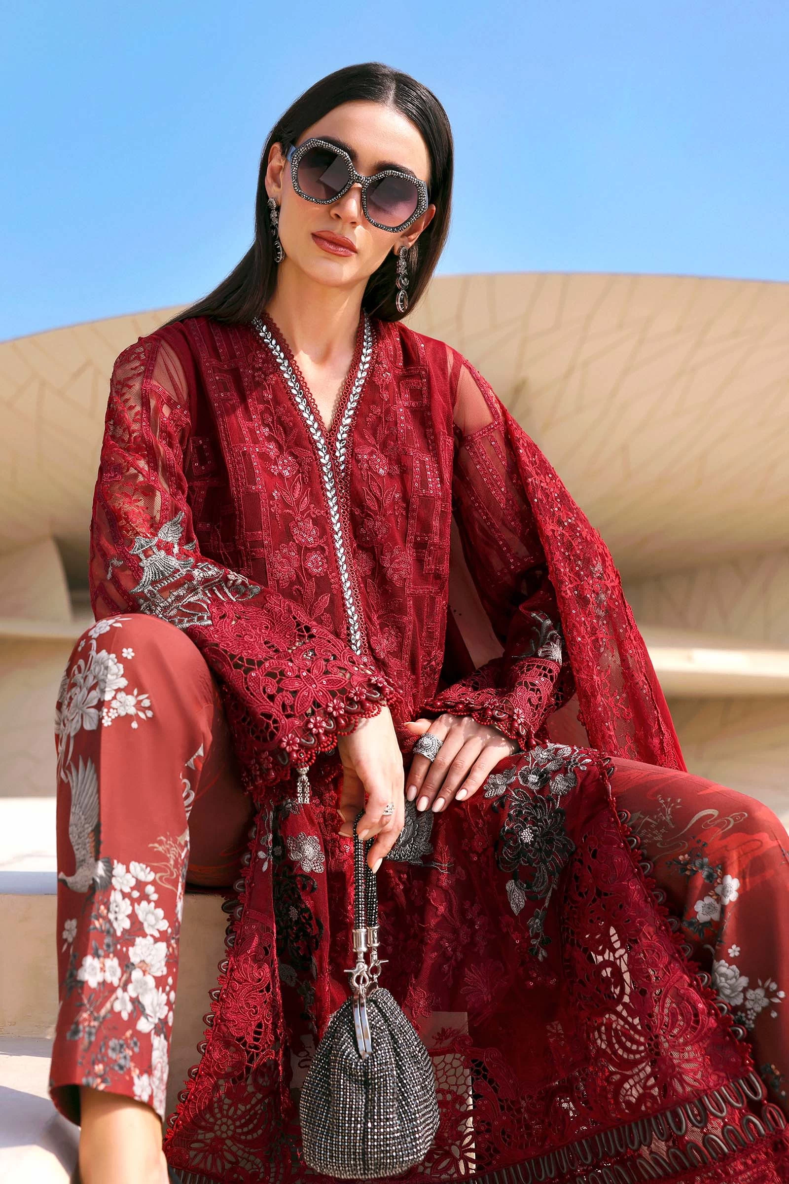 3 Piece Net Suit - D-2607-A-Default