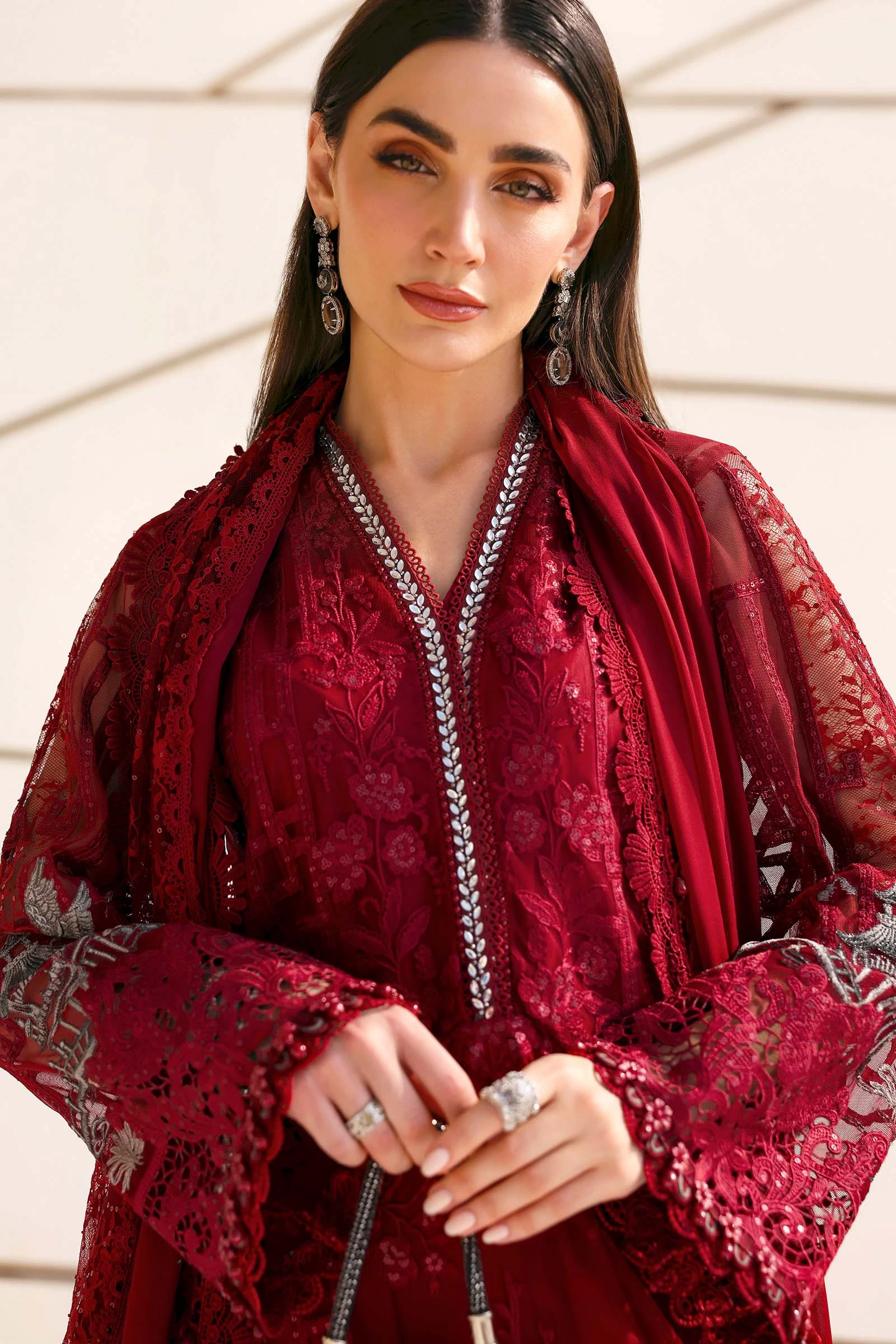 3 Piece Net Suit - D-2607-A-Default