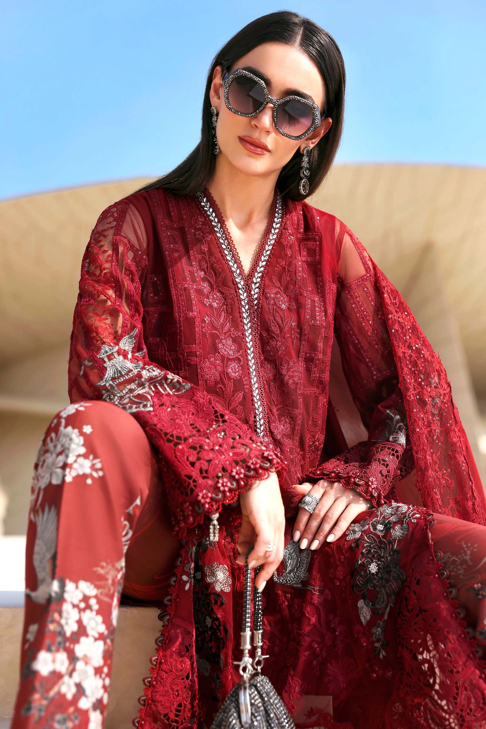 3 Piece Net Suit - D-2607-A-Default