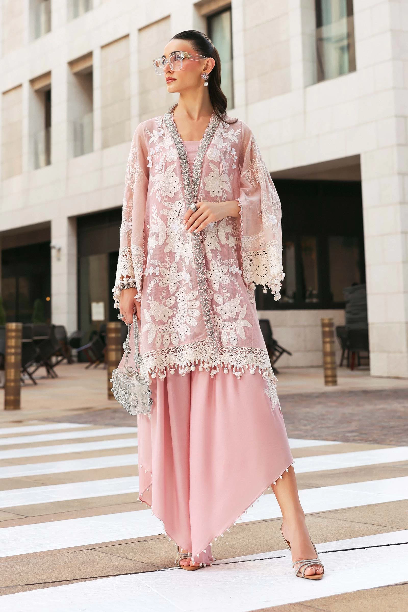 3 Piece Embroidered Lawn Karandi Suit - D-2603-A-Default