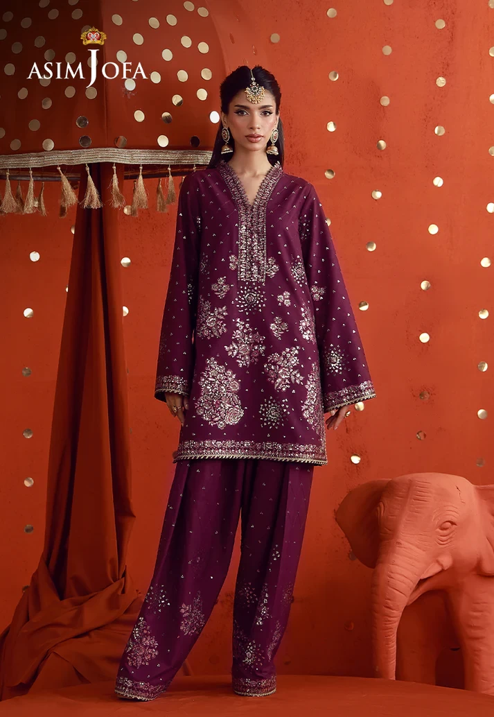 AJULFB-10 Embroidered Boski Silk - AJULFB-10-UNS