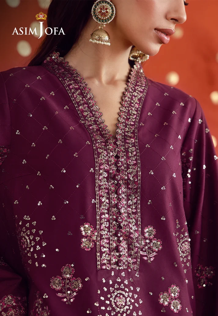 AJULFB-10 Embroidered Boski Silk - AJULFB-10-UNS