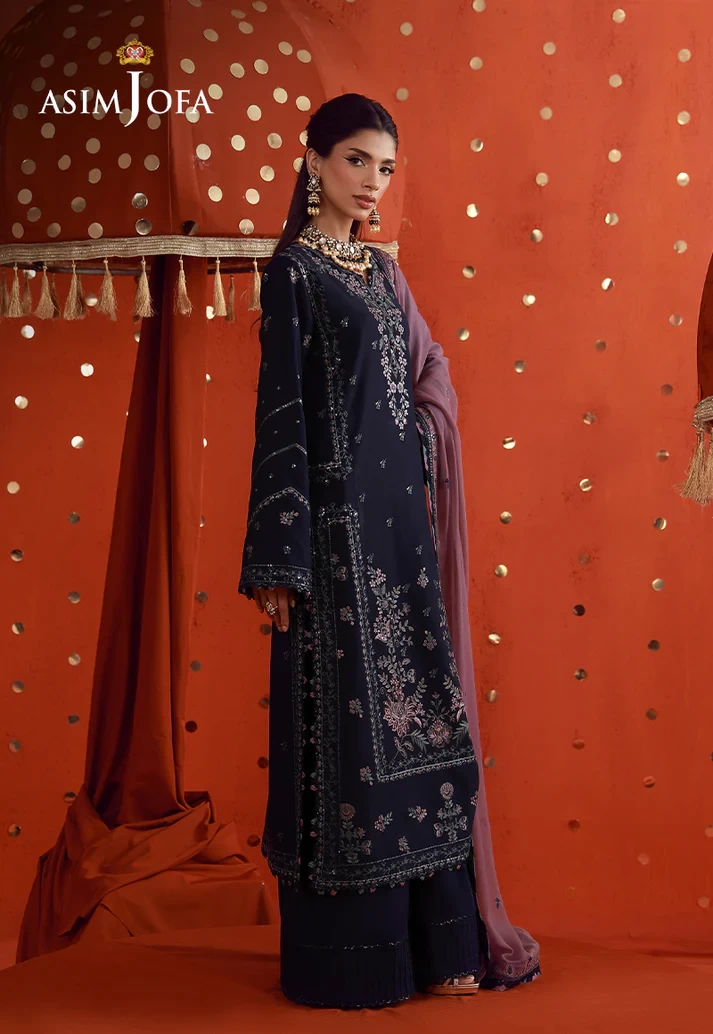 AJULFB-05 Embroidered Boski Silk - AJULFB-05-UNS