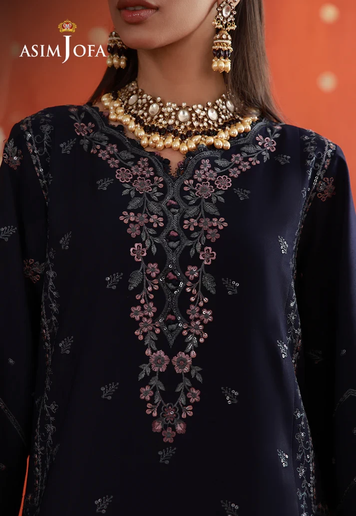 AJULFB-05 Embroidered Boski Silk - AJULFB-05-UNS