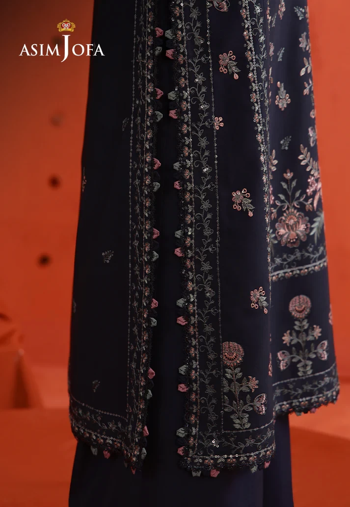 AJULFB-05 Embroidered Boski Silk - AJULFB-05-UNS
