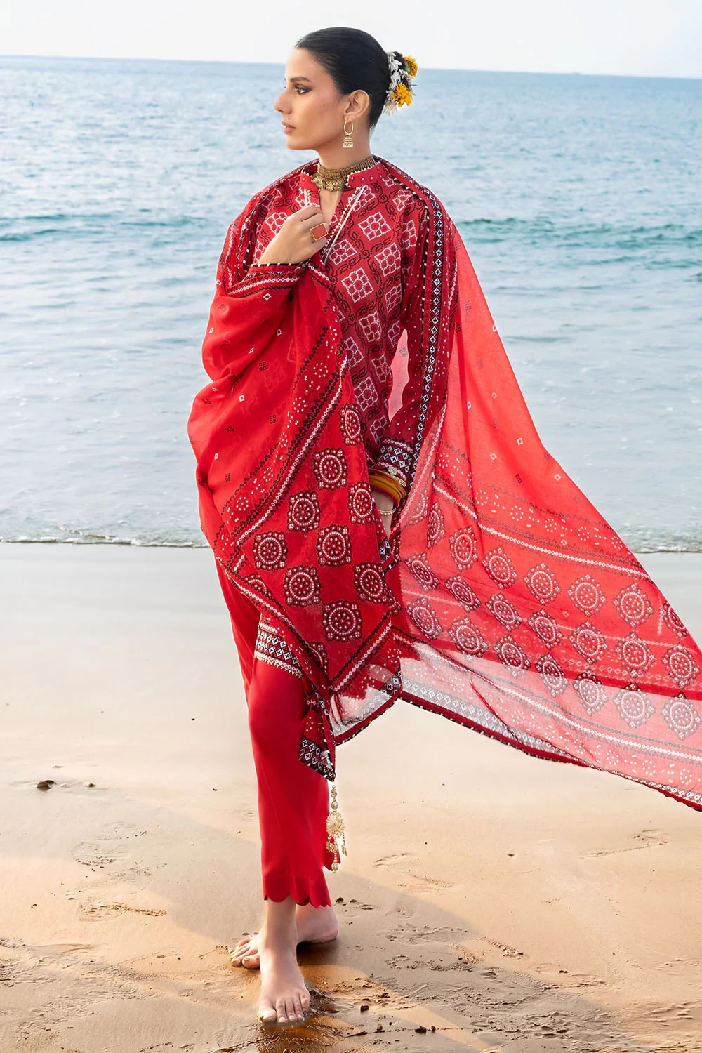 3 Piece Printed Lawn Suit CL-62032 B - W-FB-CHU-26-453025