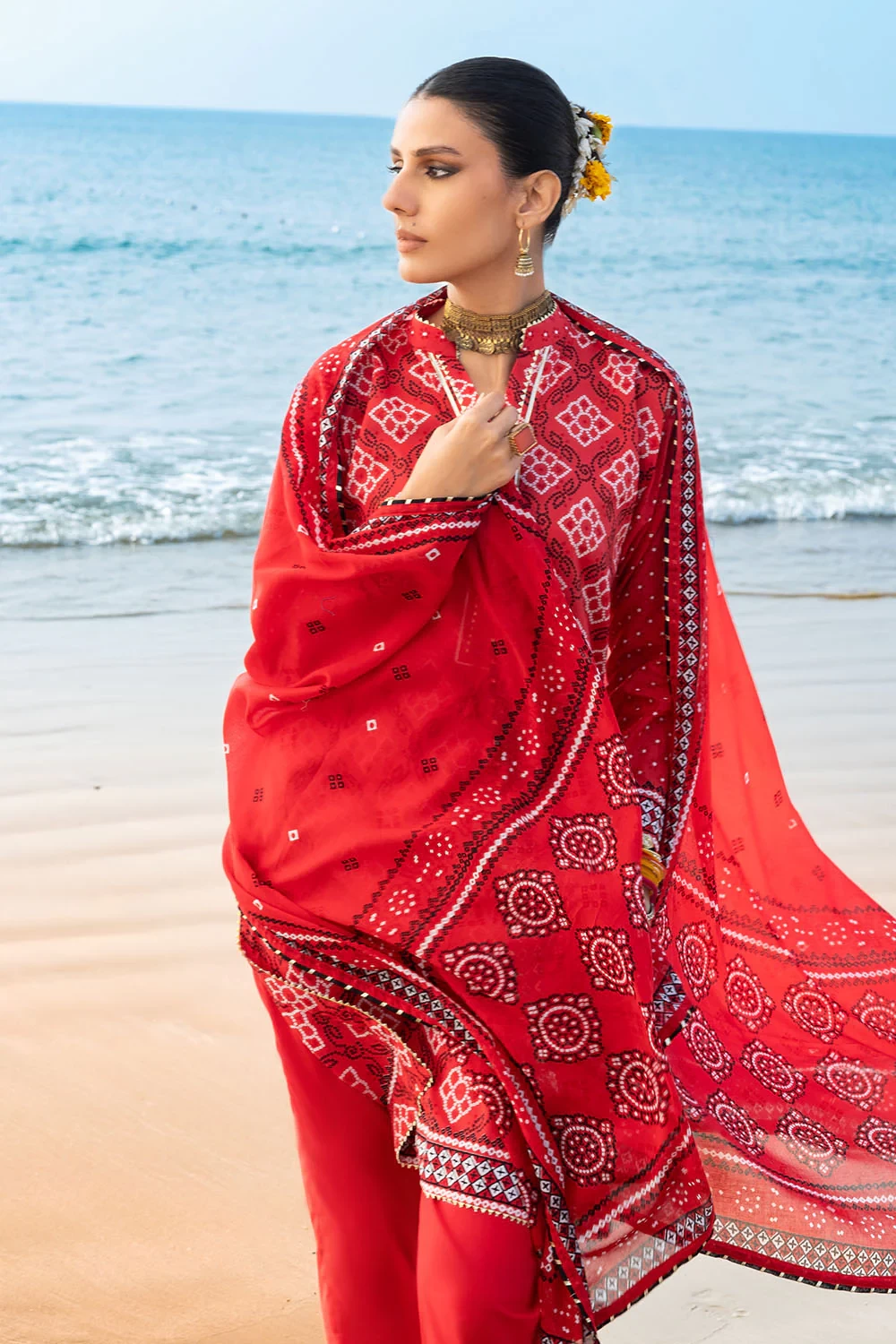 3 Piece Printed Lawn Suit CL-62032 B - W-FB-CHU-26-453025