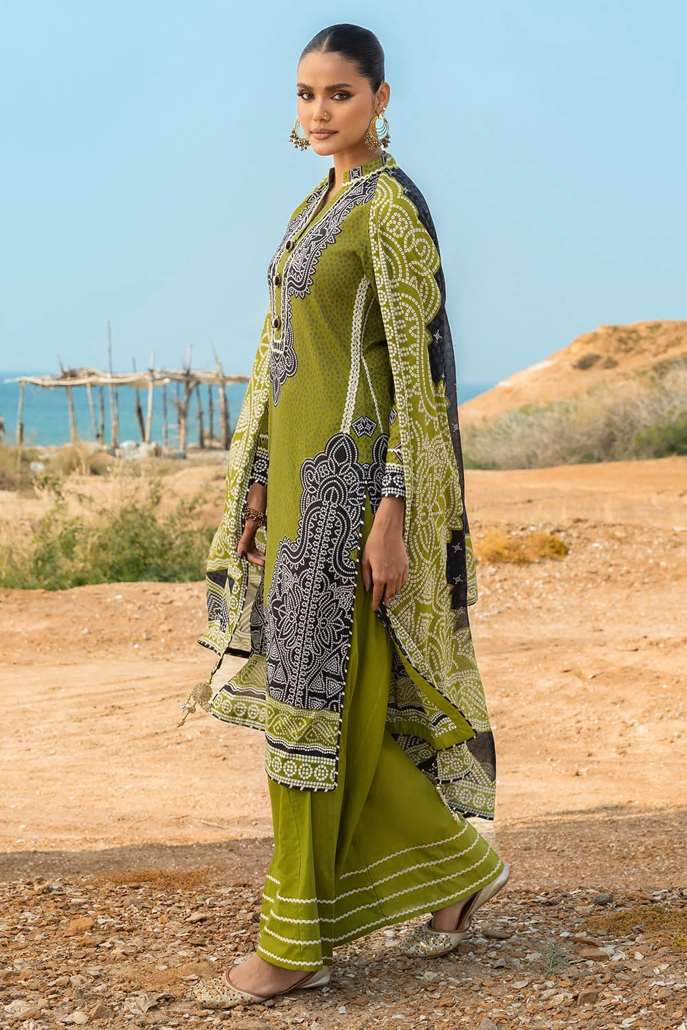 3 Piece Printed Lawn Suit CL-62061 A - W-FB-CHU-26-453022