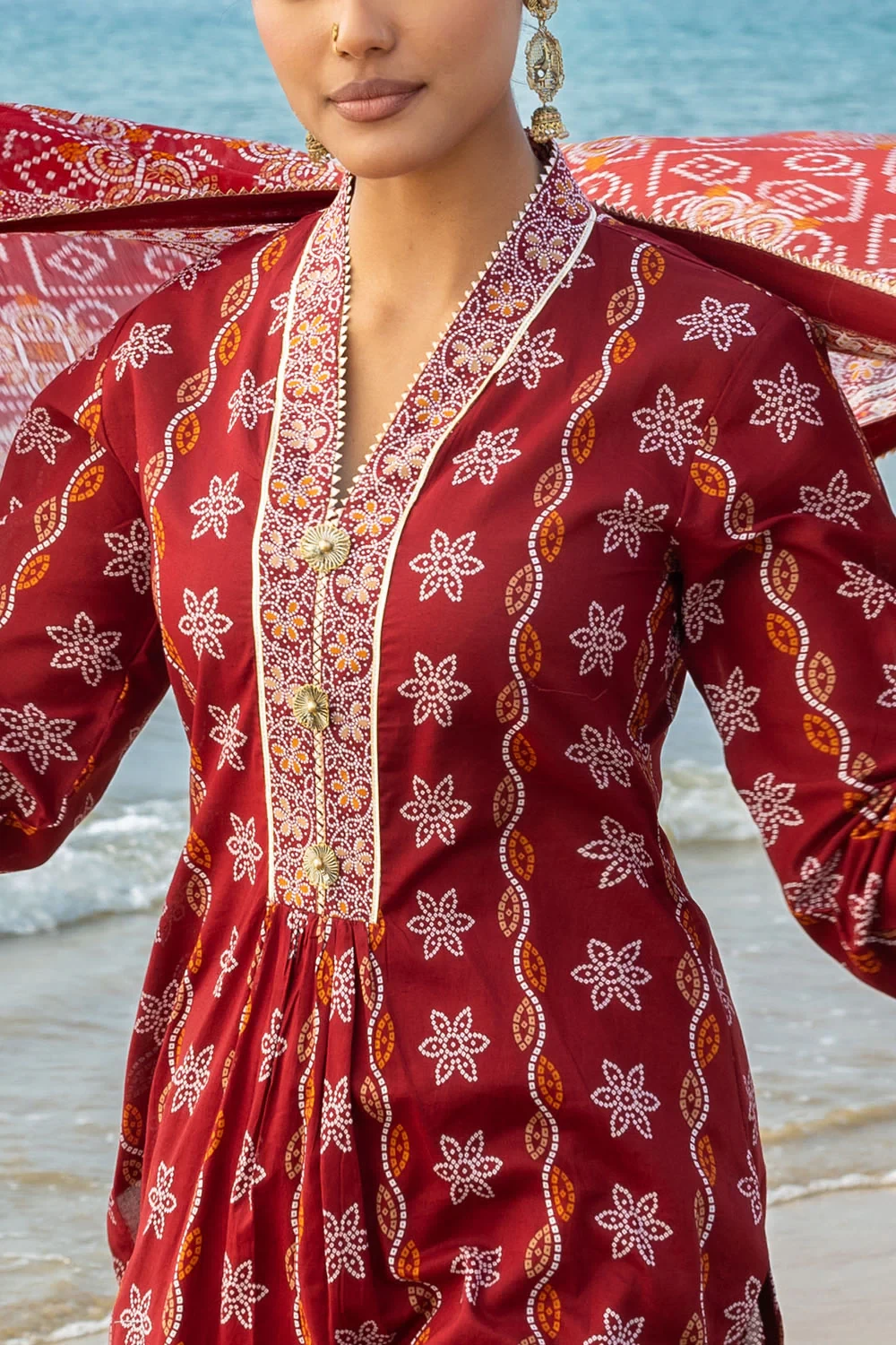 3 Piece Printed Lawn Suit CL-62026 B - W-FB-CHU-26-453017