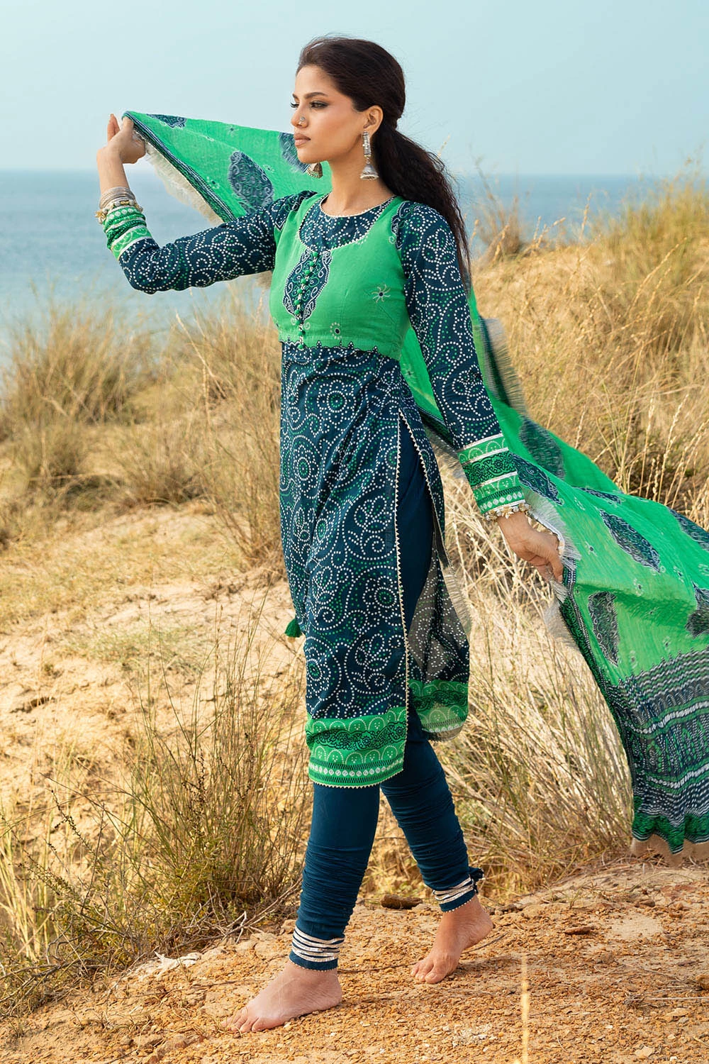 3 Piece Printed Lawn Suit CL-62024 B - W-FB-CHU-26-453021