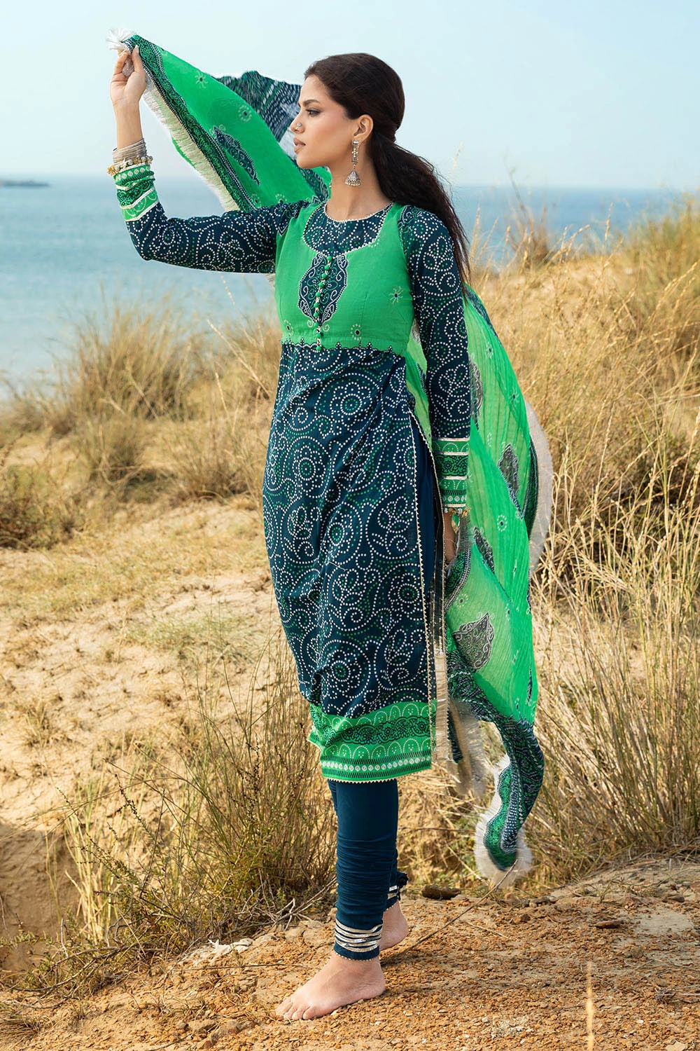 3 Piece Printed Lawn Suit CL-62024 B - W-FB-CHU-26-453021