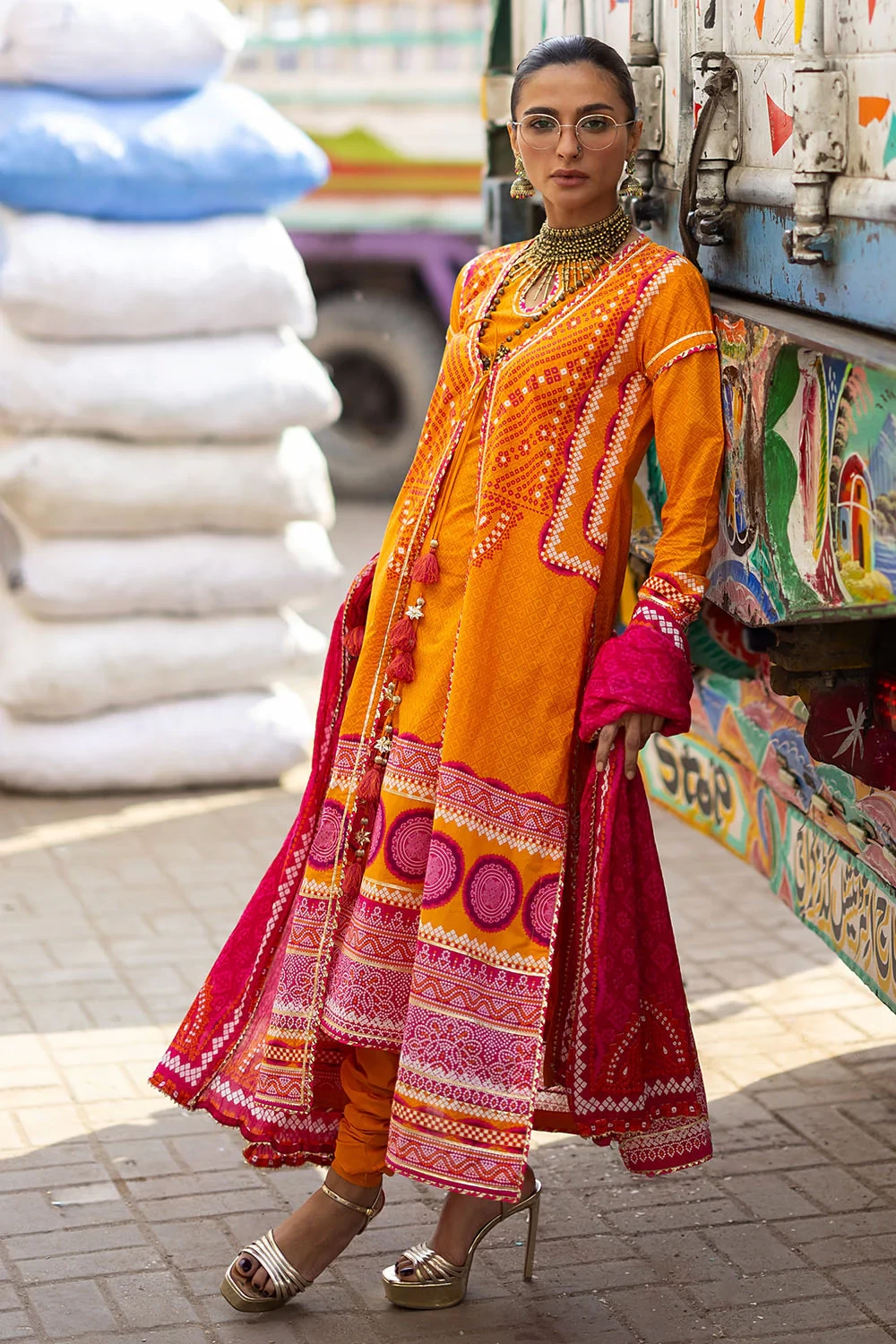 3 Piece Printed Lawn Suit CL-62173 A - W-FB-CHU-26-455500
