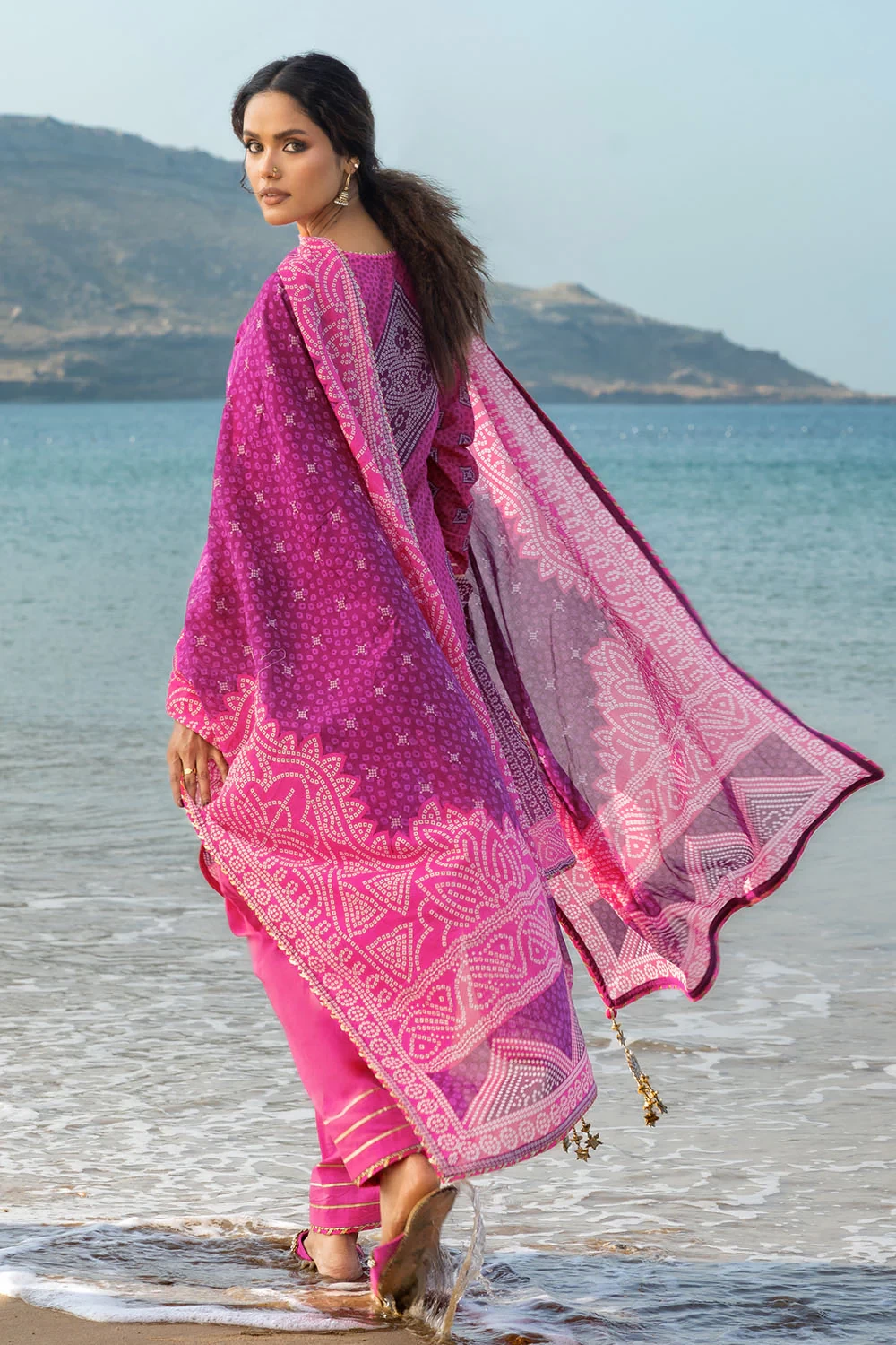 3 Piece Printed Lawn Suit CL-62061 B - W-FB-CHU-26-453023