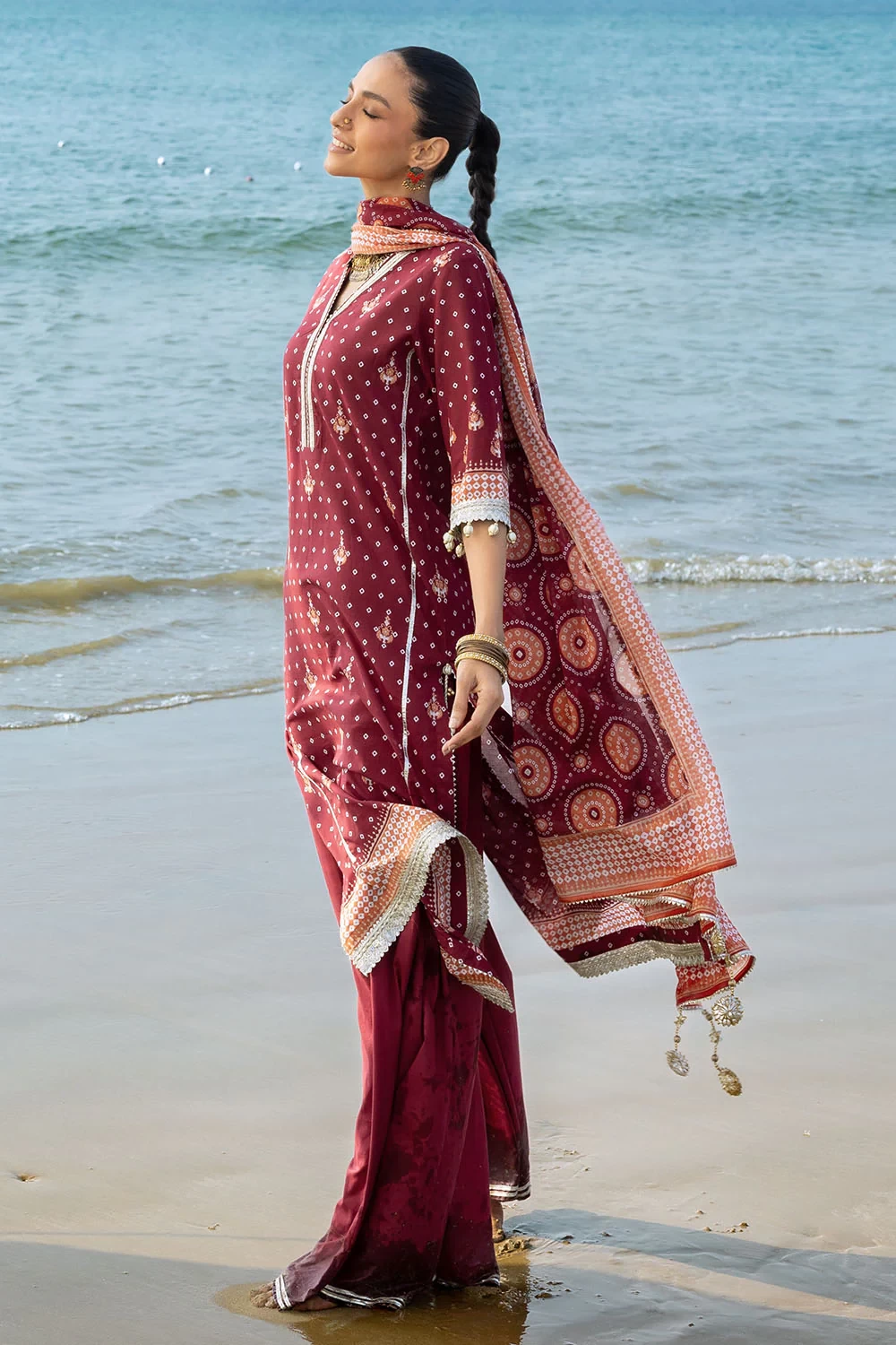 3 Piece Printed Lawn Suit CL-62168 B - W-FB-CHU-26-455497