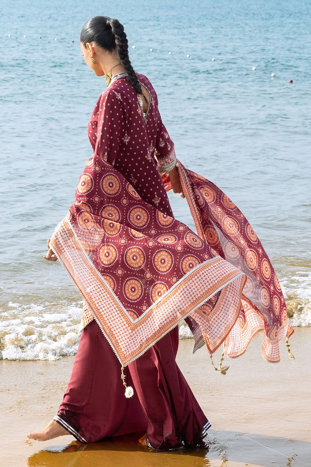 3 Piece Printed Lawn Suit CL-62168 B - W-FB-CHU-26-455497