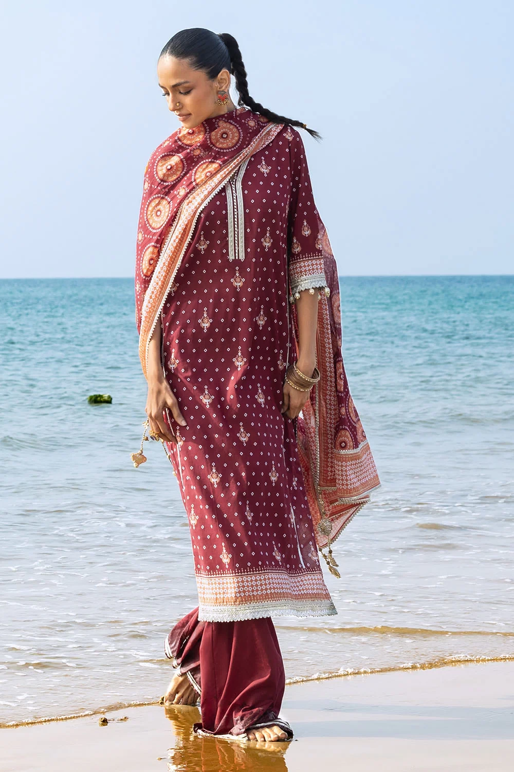 3 Piece Printed Lawn Suit CL-62168 B - W-FB-CHU-26-455497