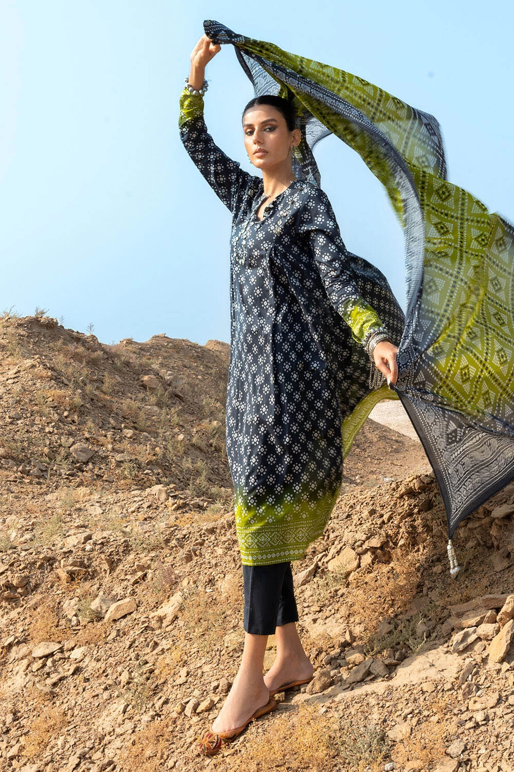 3 Piece Printed Lawn Suit CL-62109 A - W-FB-CHU-26-455488