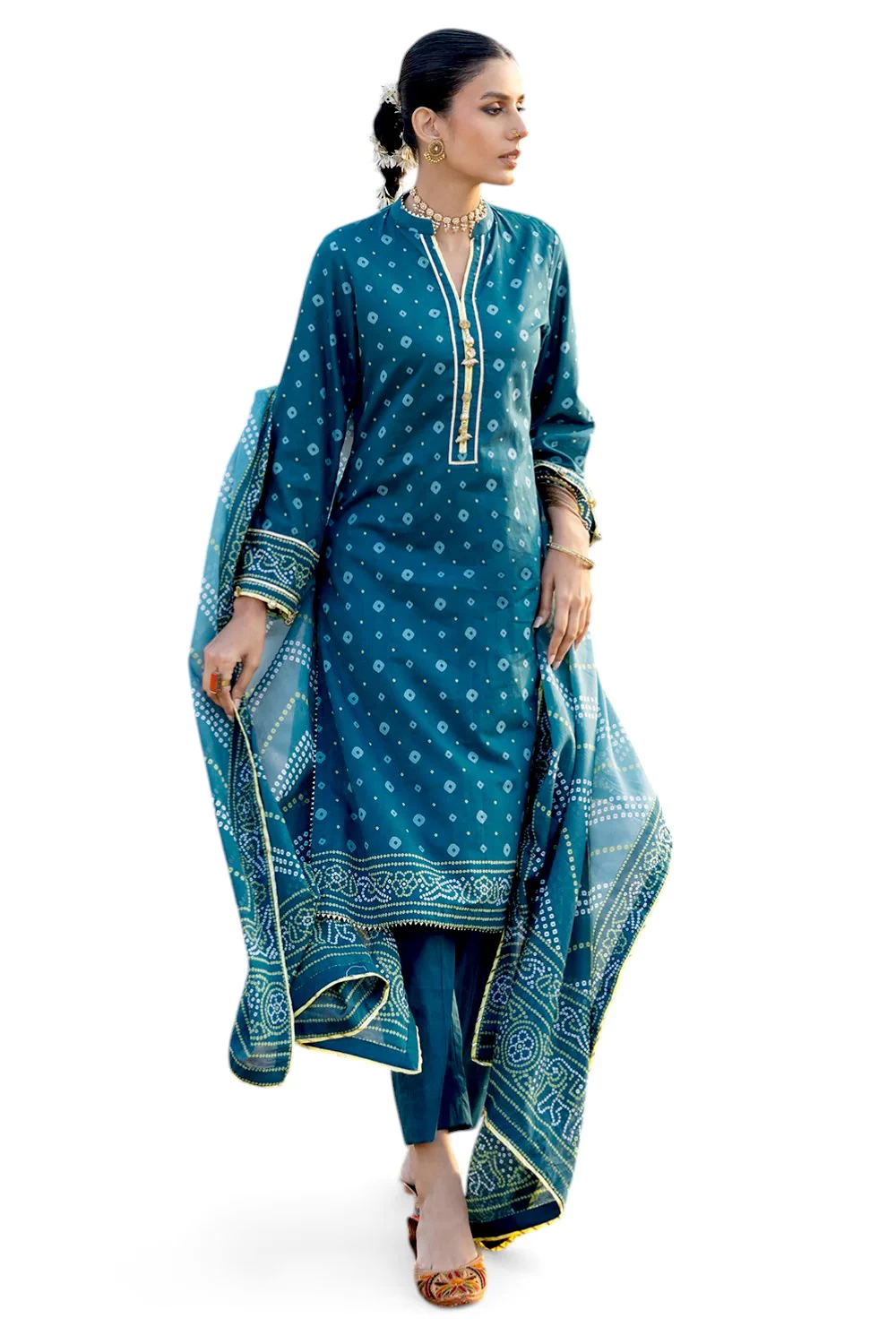 3 Piece Printed Lawn Suit CL-62031 B - W-FB-CHU-26-453027