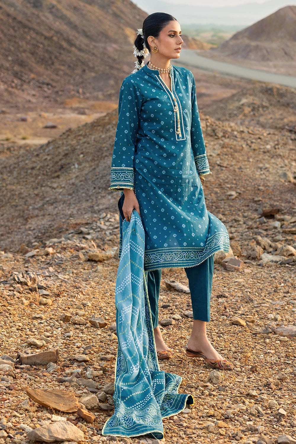 3 Piece Printed Lawn Suit CL-62031 B - W-FB-CHU-26-453027