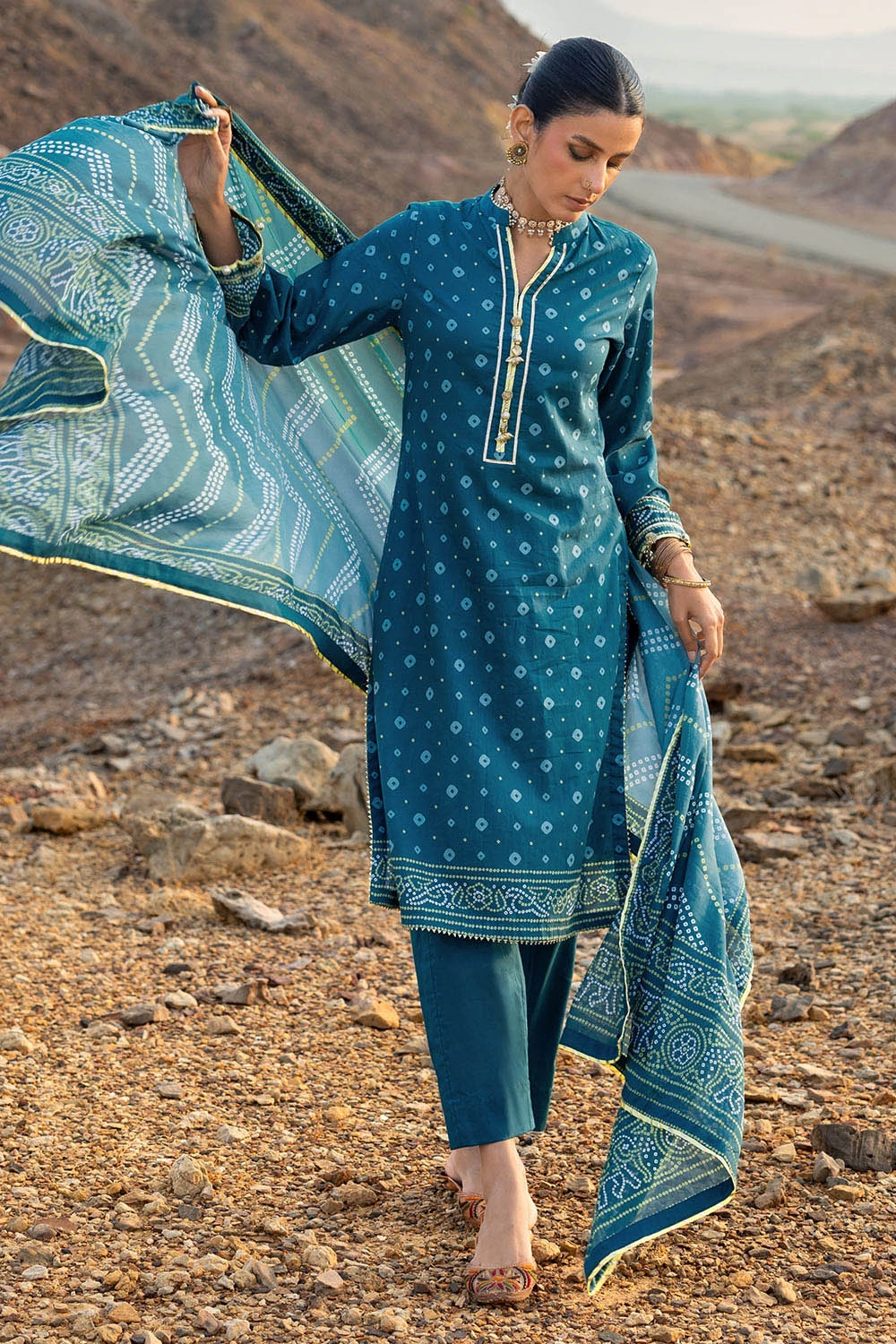 3 Piece Printed Lawn Suit CL-62031 B - W-FB-CHU-26-453027