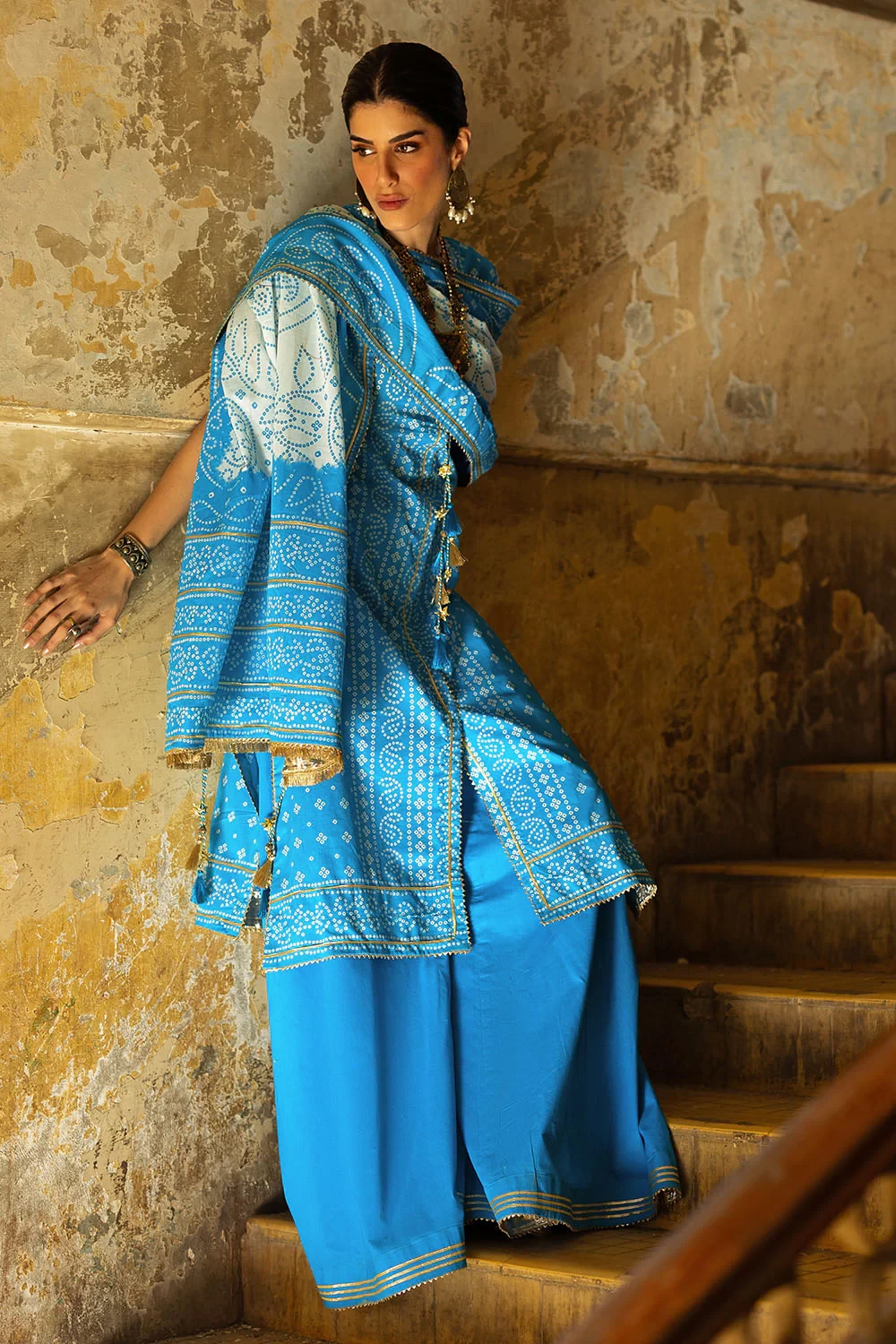 3 Piece Printed Lawn Suit CL-62134 B - W-FB-CHU-26-455499