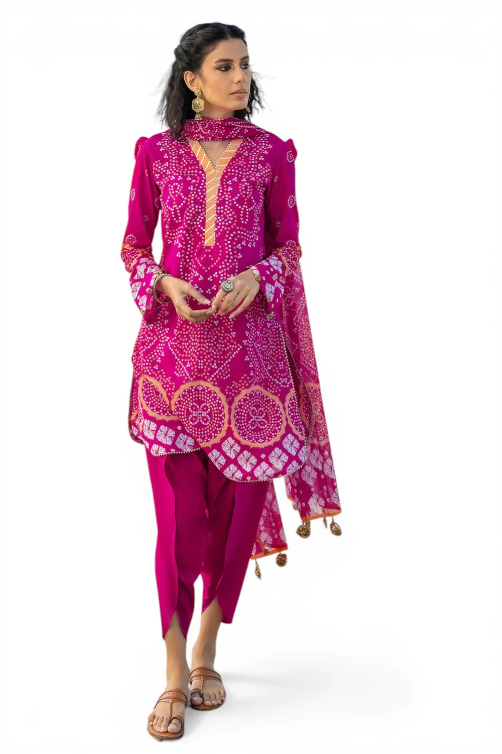 3 Piece Printed Lawn Suit CL-62170 B - W-FB-CHU-26-455495