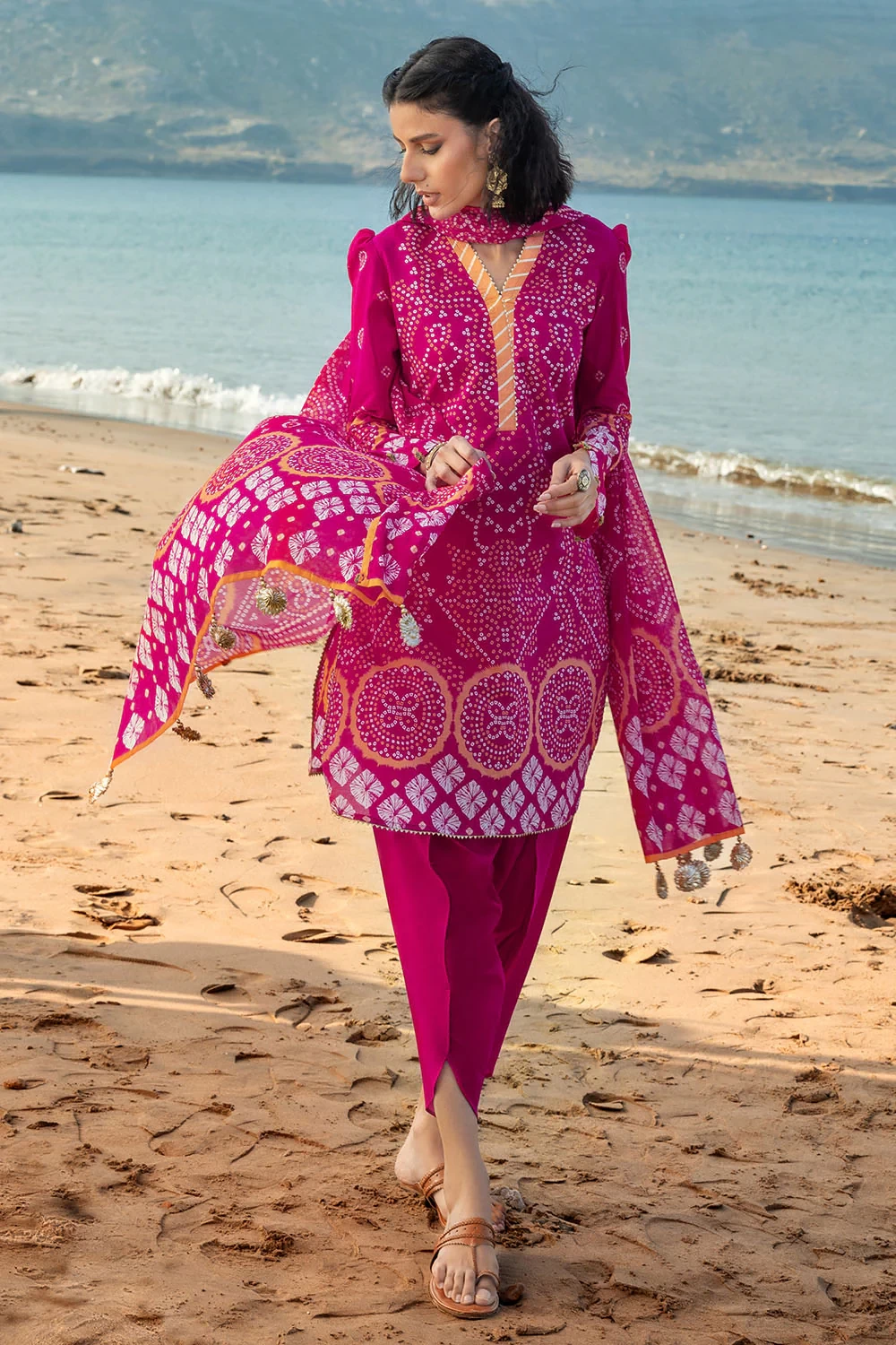 3 Piece Printed Lawn Suit CL-62170 B - W-FB-CHU-26-455495