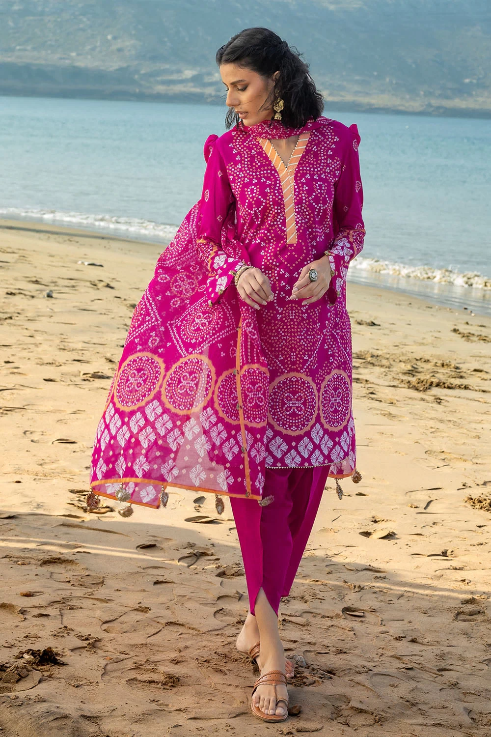 3 Piece Printed Lawn Suit CL-62170 B - W-FB-CHU-26-455495