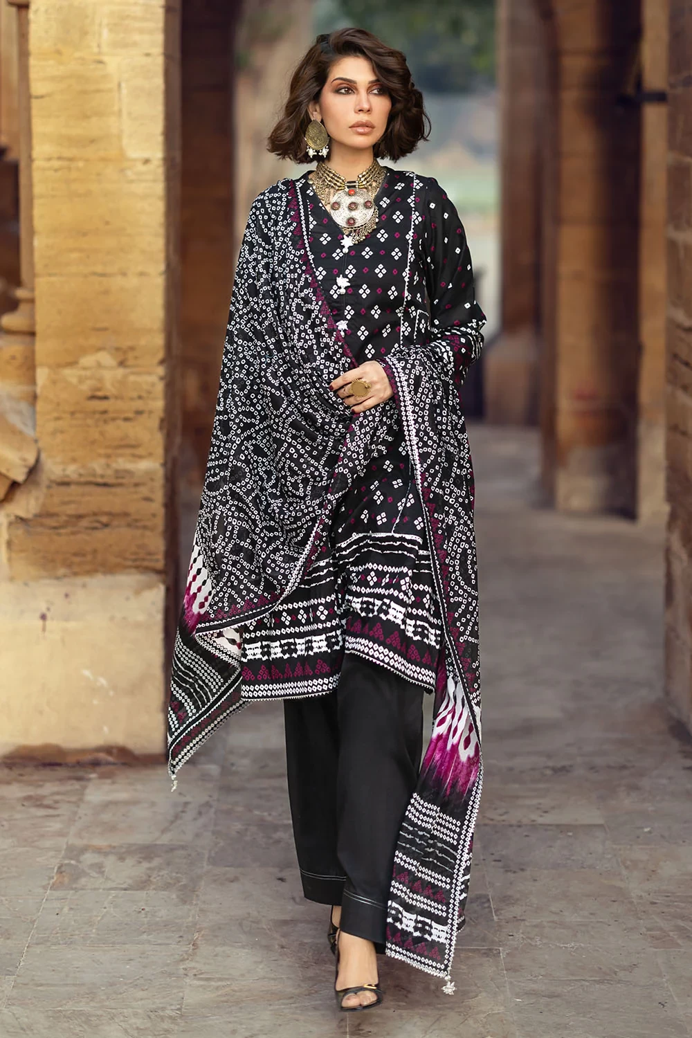 3 Piece Printed Lawn Suit CL-52175 A - W-FB-CHU-26-454665