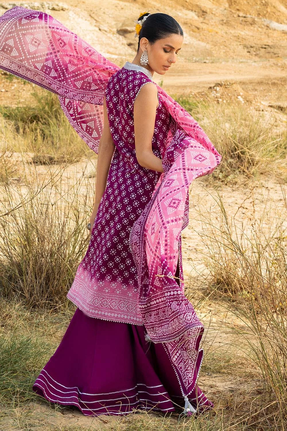 3 Piece Printed Lawn Suit CL-62109 B - W-FB-CHU-26-455489