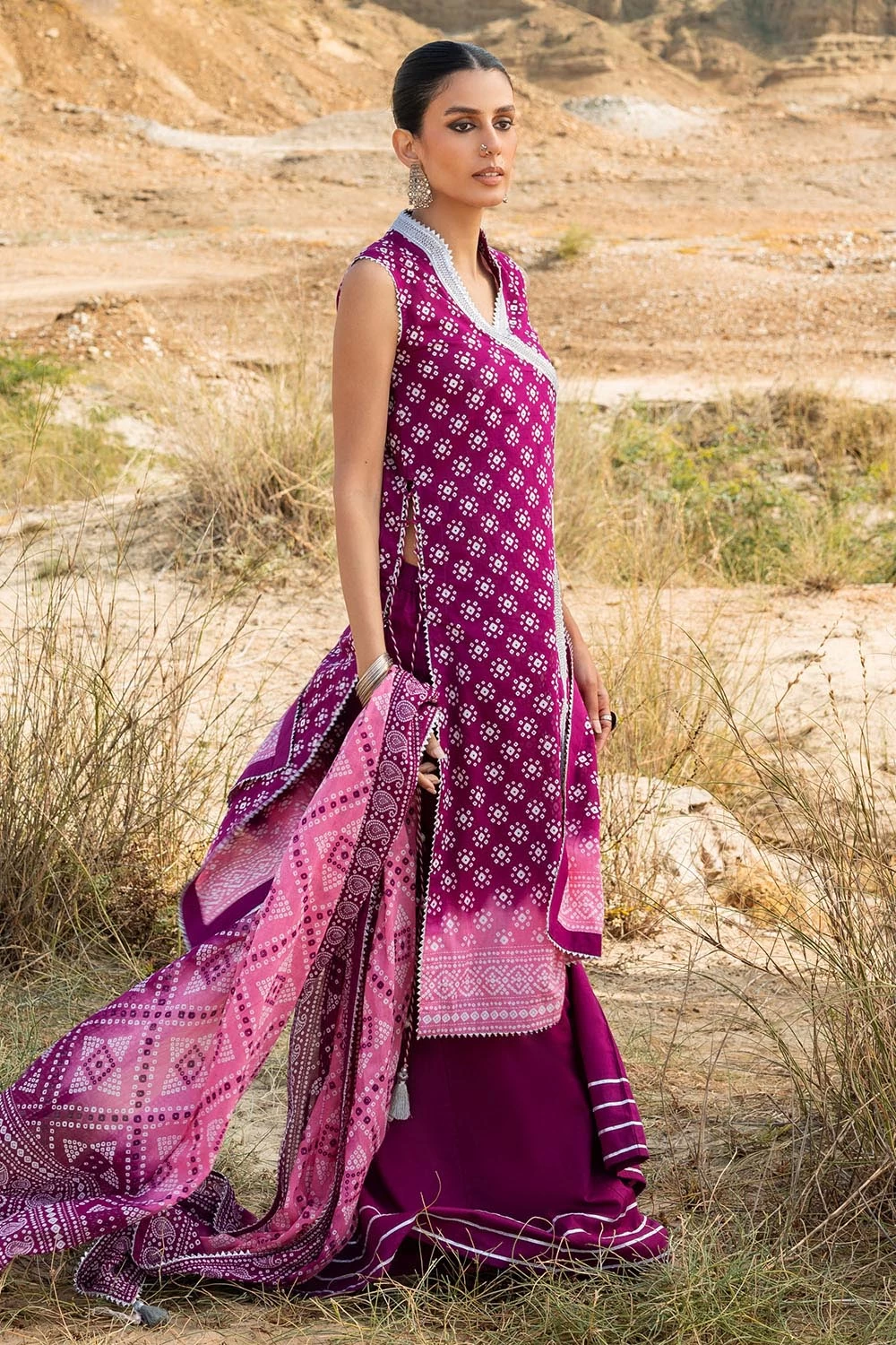 3 Piece Printed Lawn Suit CL-62109 B - W-FB-CHU-26-455489