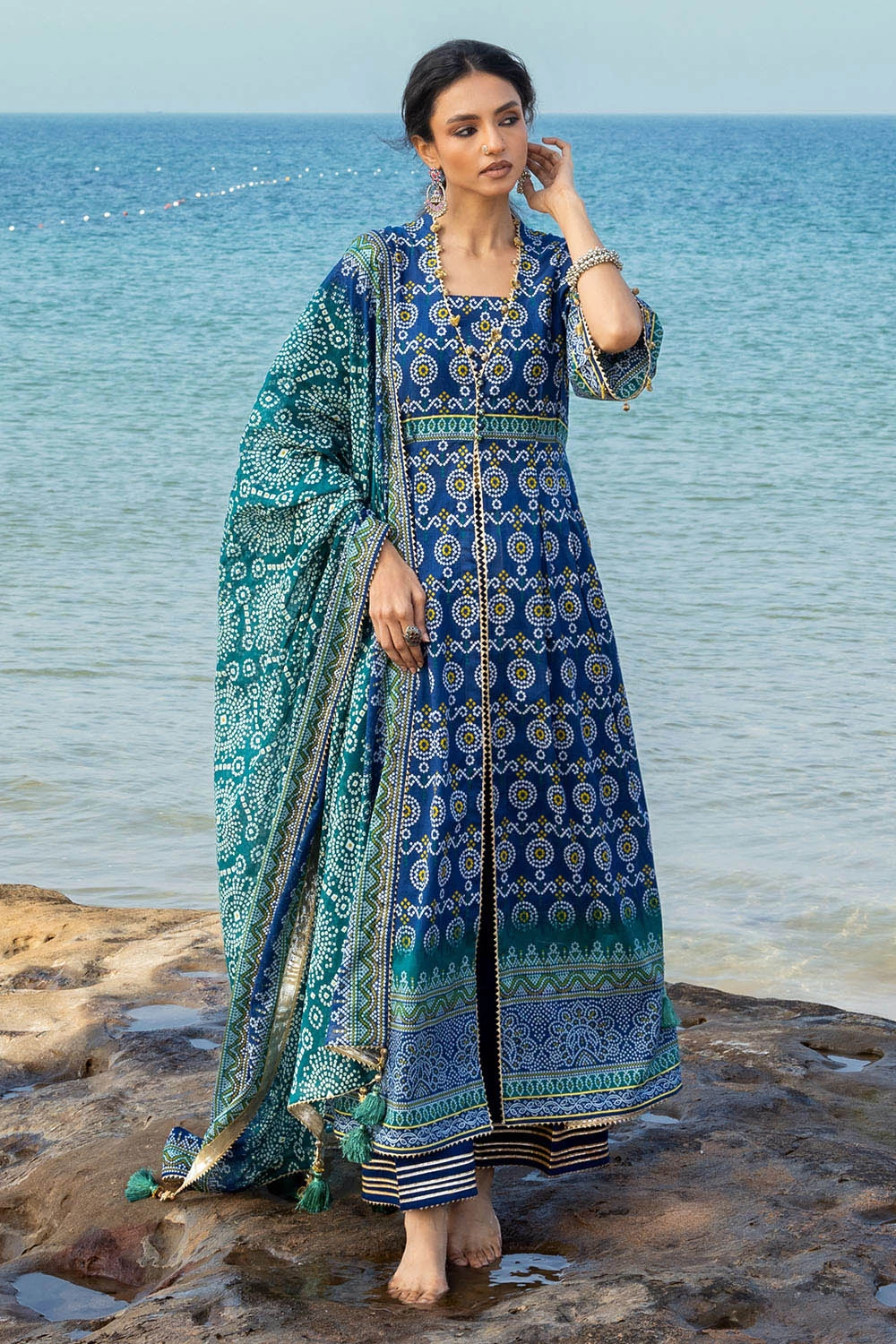 3 Piece Printed Lawn Suit CL-62149 B - W-FB-CHU-26-455491