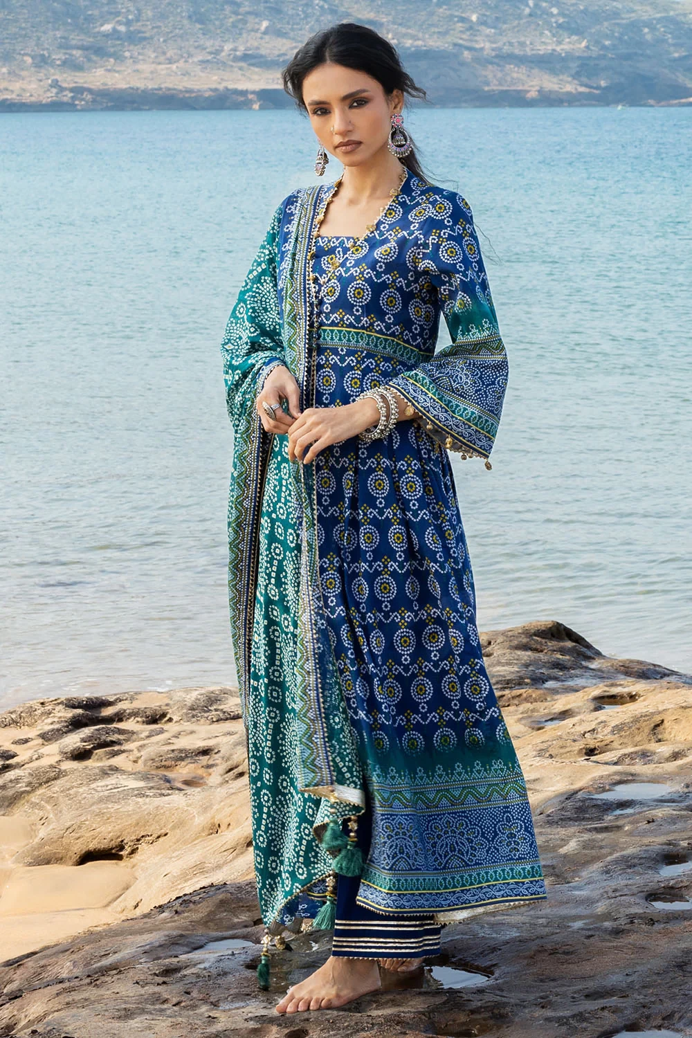 3 Piece Printed Lawn Suit CL-62149 B - W-FB-CHU-26-455491