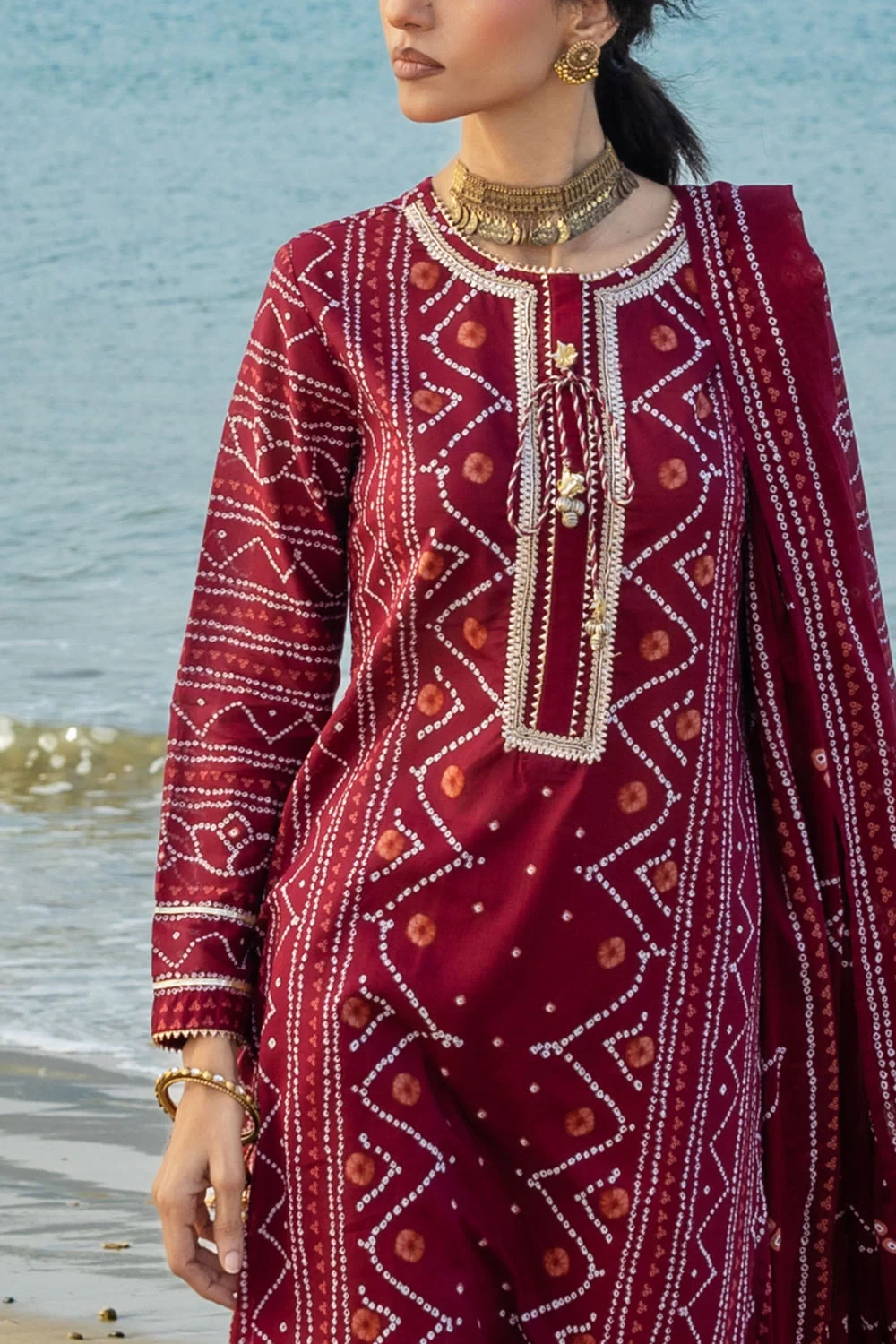 3 Piece Printed Lawn Suit CL-52180 B - W-FB-CHU-26-454668