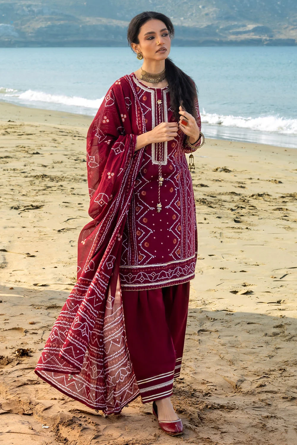 3 Piece Printed Lawn Suit CL-52180 B - W-FB-CHU-26-454668