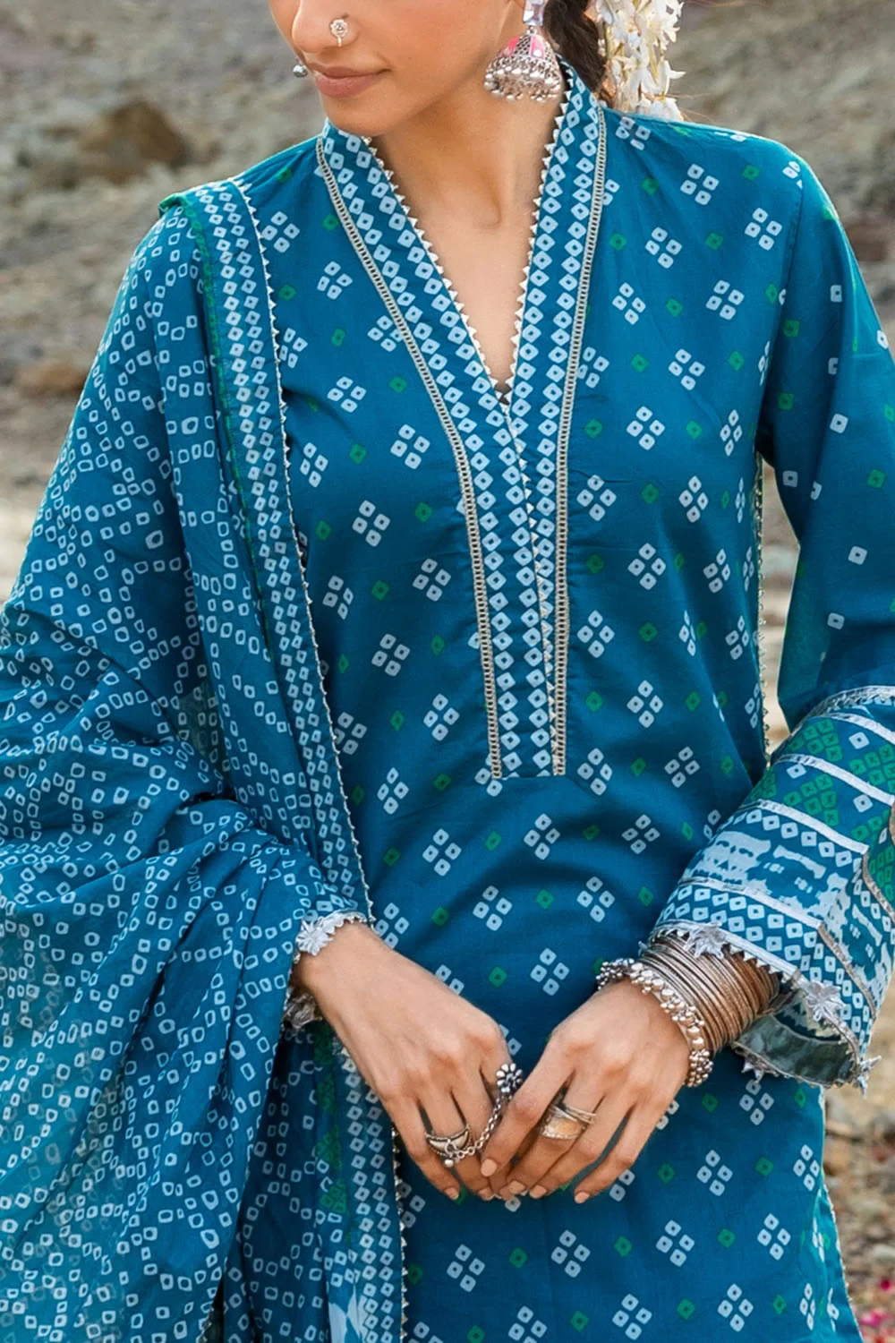 3 Piece Printed Lawn Suit CL-52175 B - W-FB-CHU-26-454666