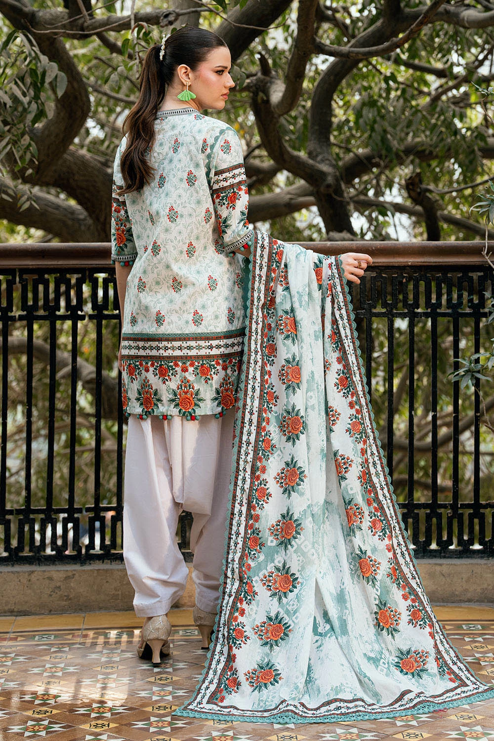 3 Piece Printed Cross Hatch Suit with Lawn Dupatta CH-62016 - W-FB-DR-26-455510