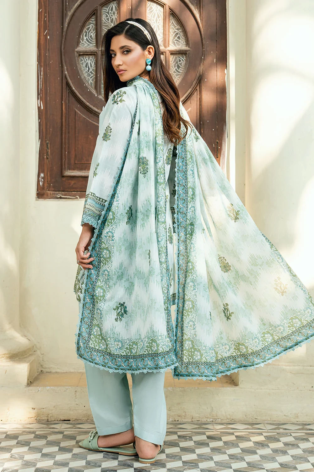 3 Piece Printed Cross Hatch Suit with Lawn Dupatta CH-62017 - W-FB-DR-26-455511
