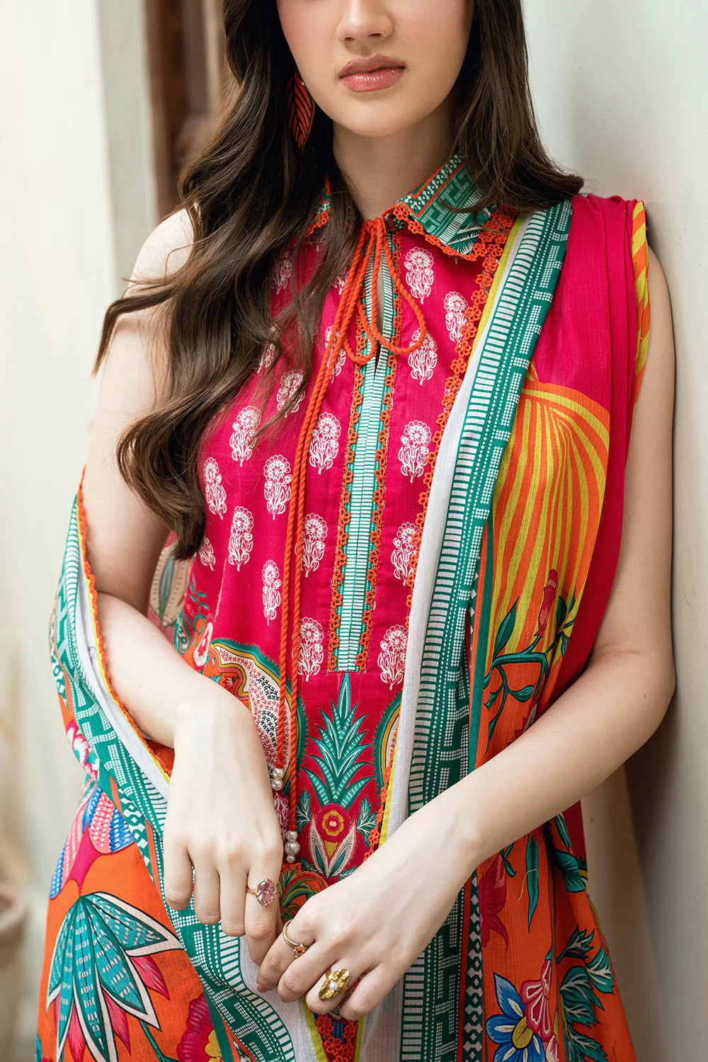 3 Piece Printed Cross Hatch Suit with Lawn Dupatta CH-62020 - W-FB-DR-26-455516