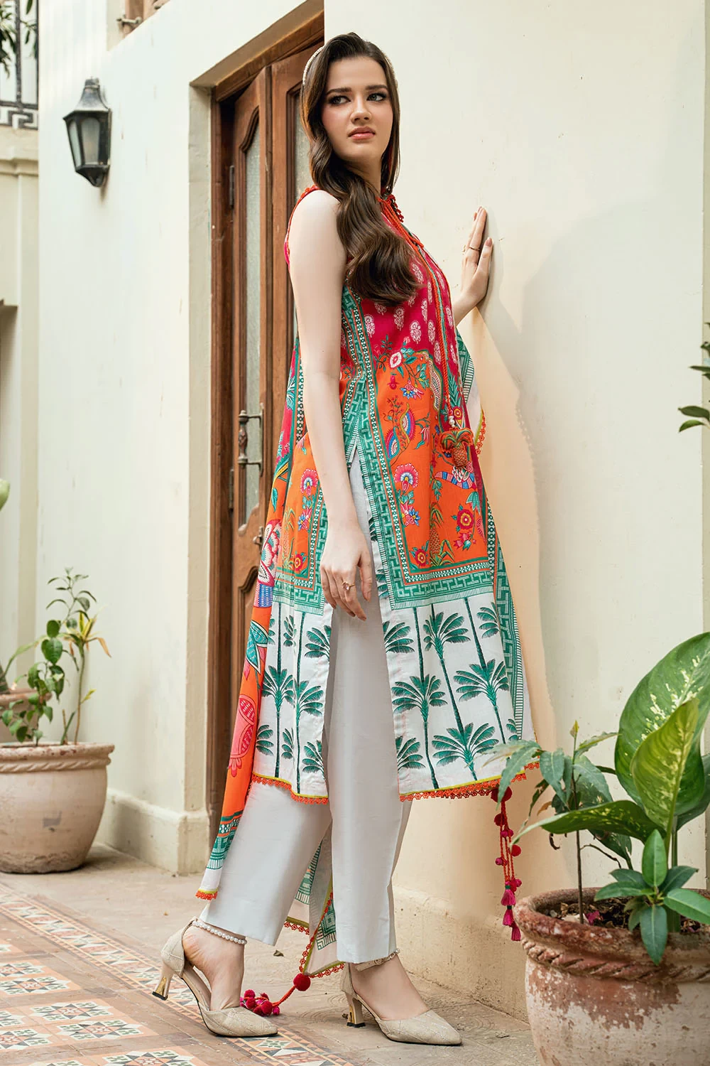 3 Piece Printed Cross Hatch Suit with Lawn Dupatta CH-62020 - W-FB-DR-26-455516