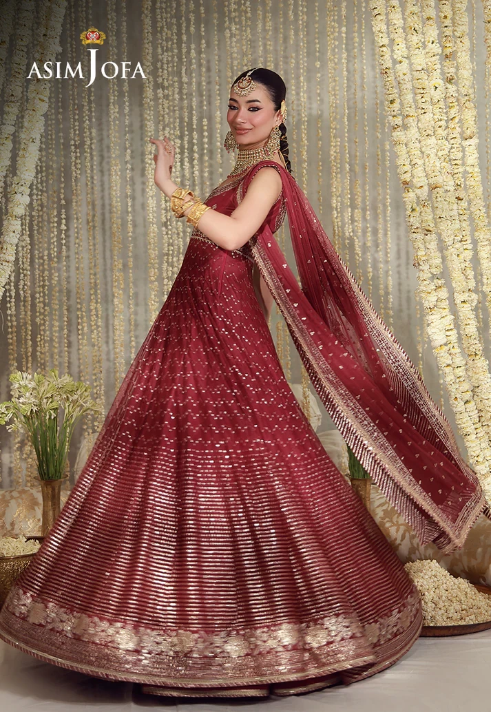 AJULFE-01 Embroidered Poly Net 3 Pcs