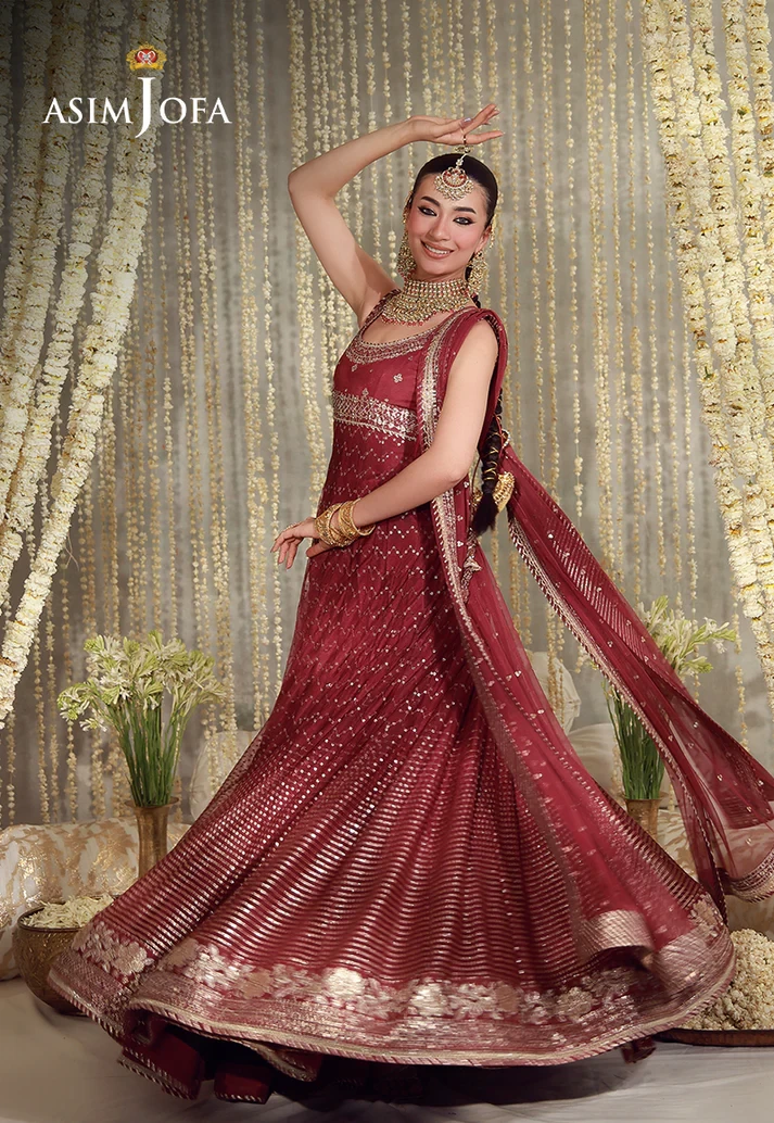 AJULFE-01 Embroidered Poly Net 3 Pcs