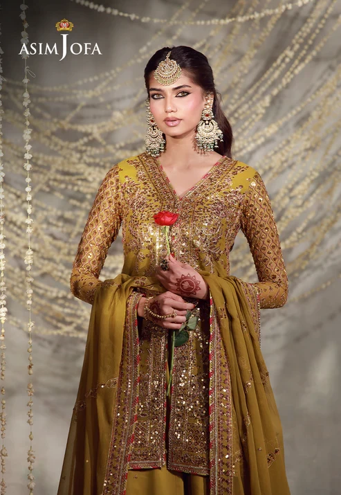 AJULFE-02 Embroidered Chiffon 3 Pcs
