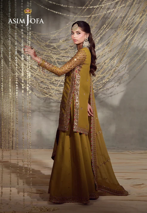 AJULFE-02 Embroidered Chiffon 3 Pcs