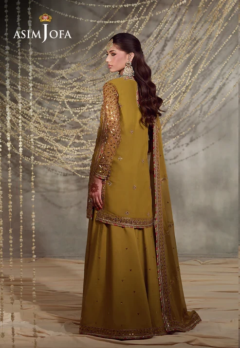 AJULFE-02 Embroidered Chiffon 3 Pcs
