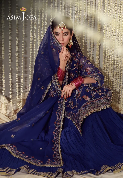 AJULFE-10 Embroidered Chiffon 3 Pcs