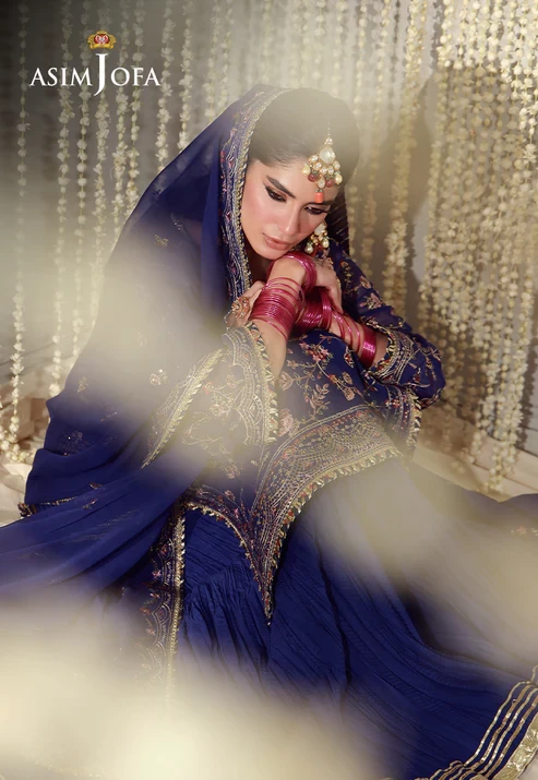 AJULFE-10 Embroidered Chiffon 3 Pcs