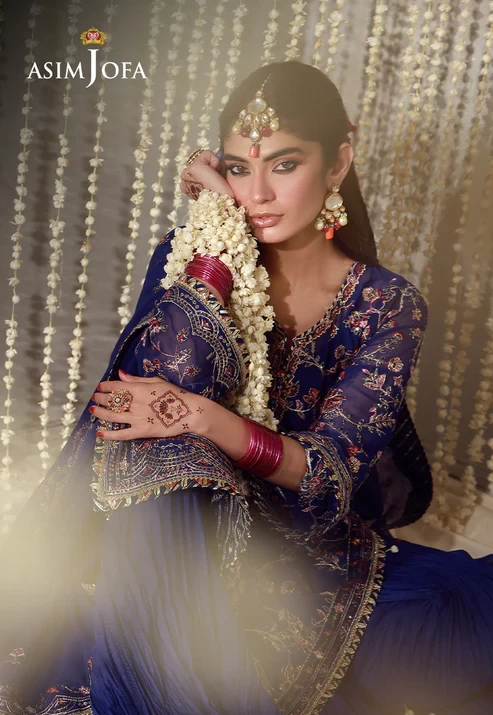 AJULFE-10 Embroidered Chiffon 3 Pcs